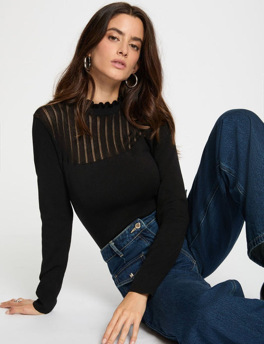 Camisola gola subida