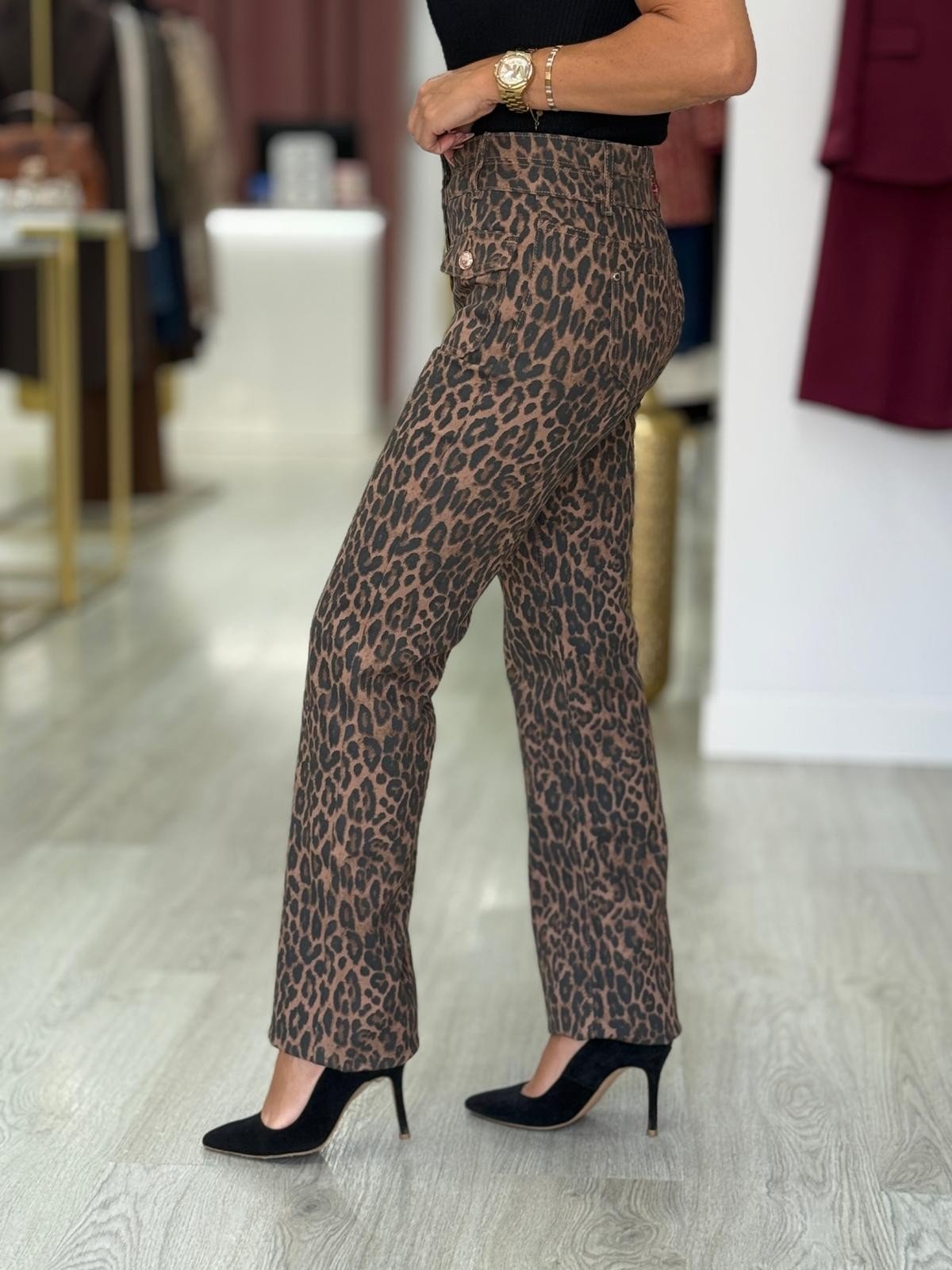 Calças animal print