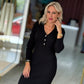 Vestido de malha comprido