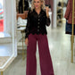 Camisa cropped em renda