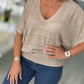 Camisola oversize com lurex (+ cores)