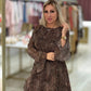 Vestido animal print