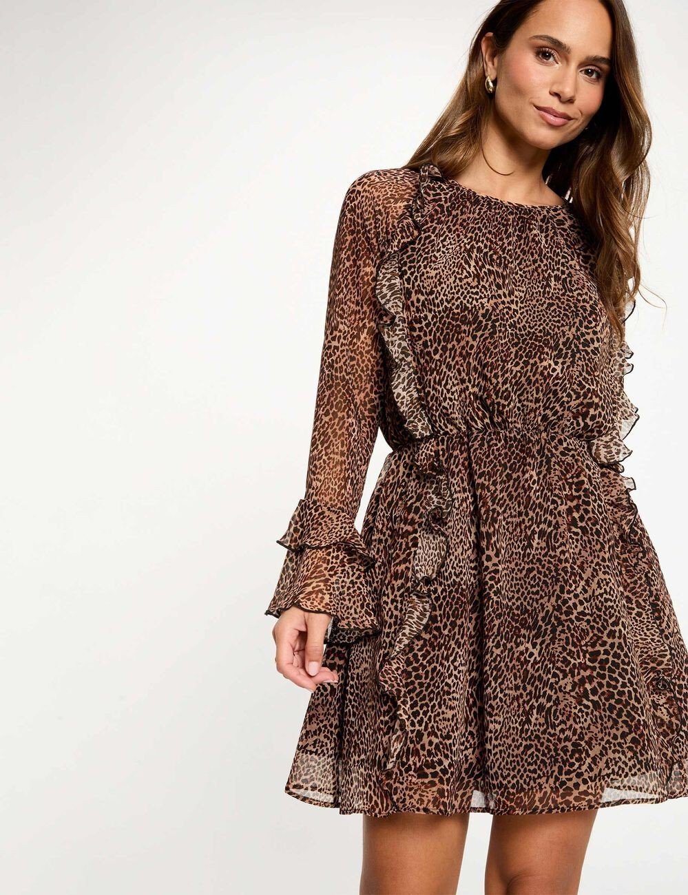 Vestido animal print