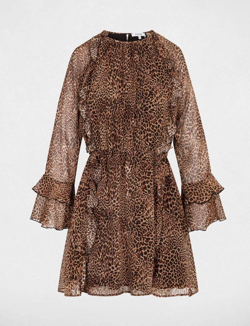 Vestido animal print