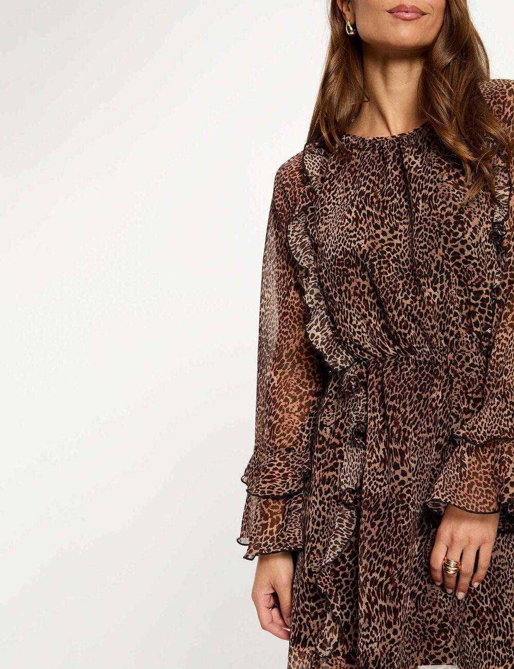 Vestido animal print