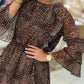 Vestido animal print