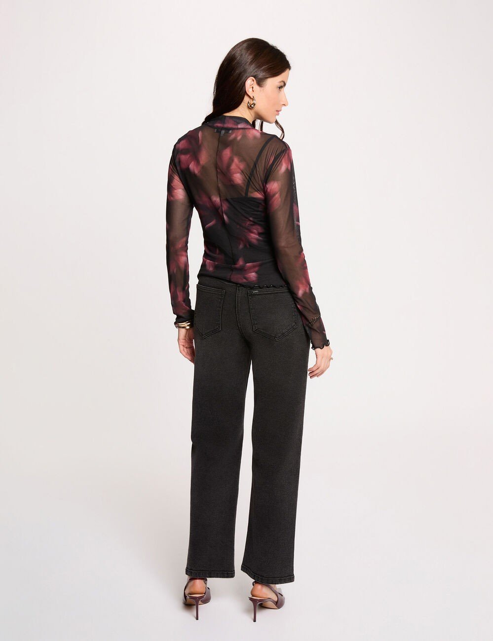 Camisola com transparência