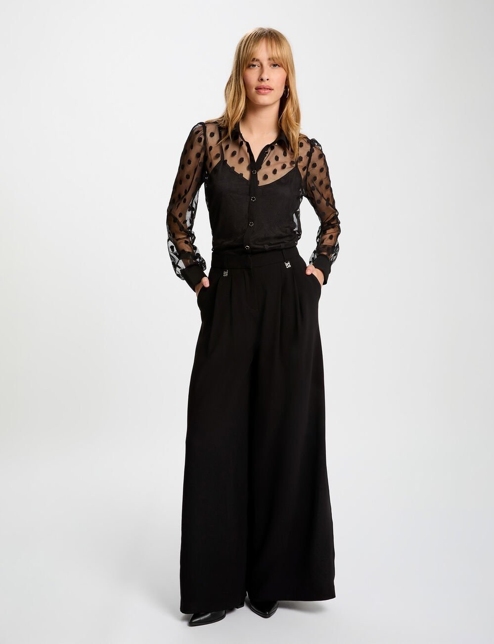 Camisa com transparência