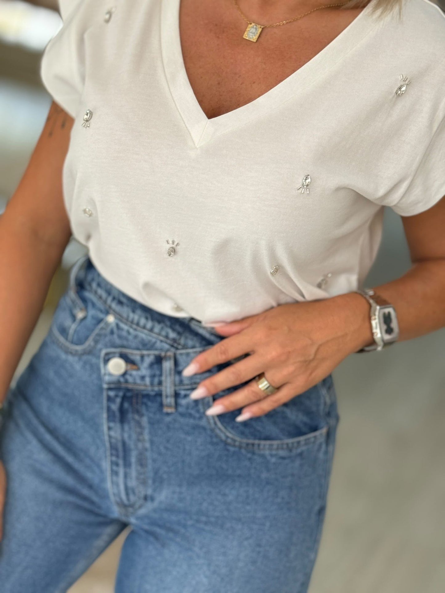 T-shirt brilhantes