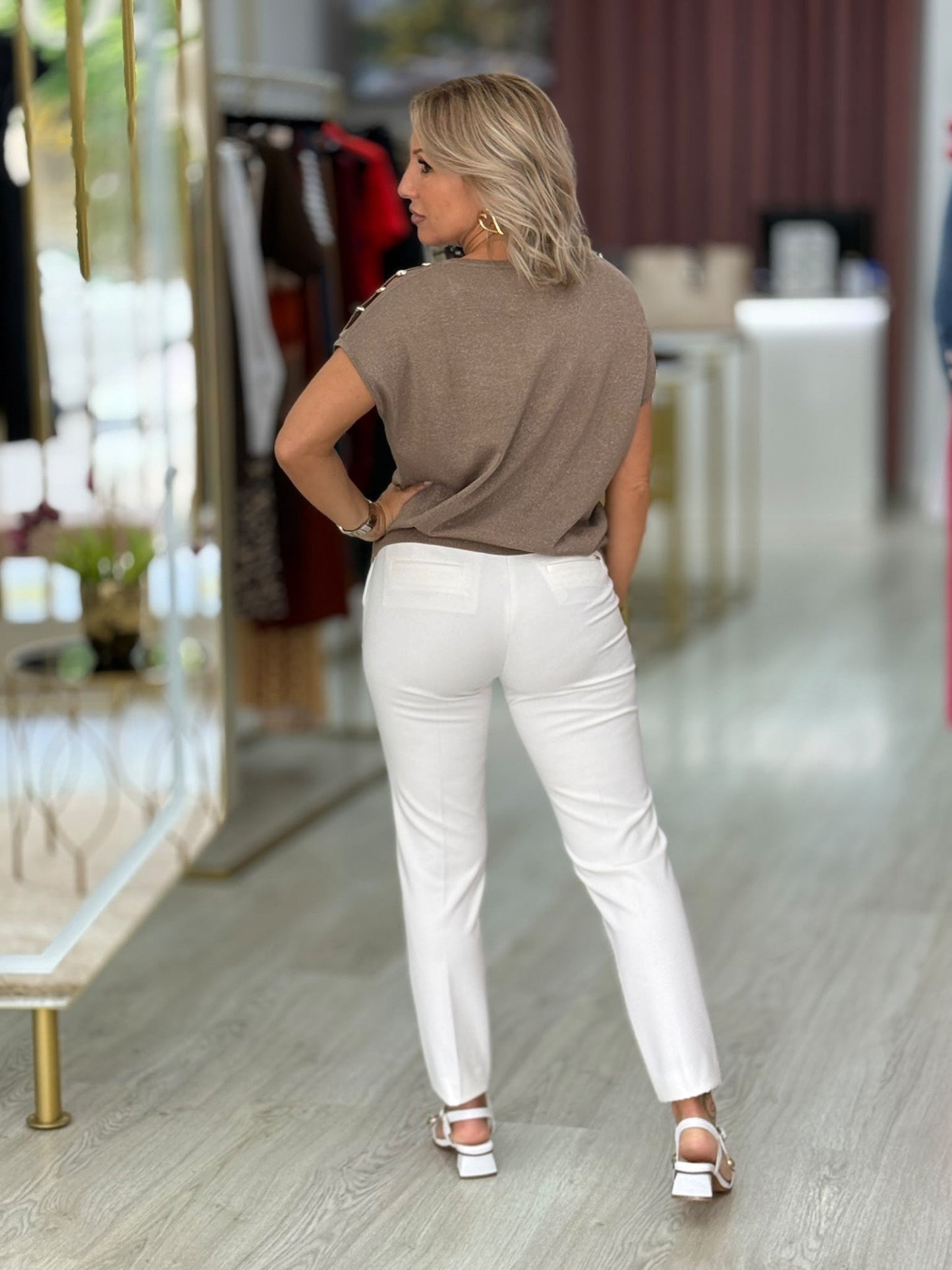 Camisola de malha oversize
