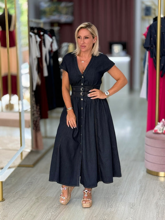 Vestido de ganga
