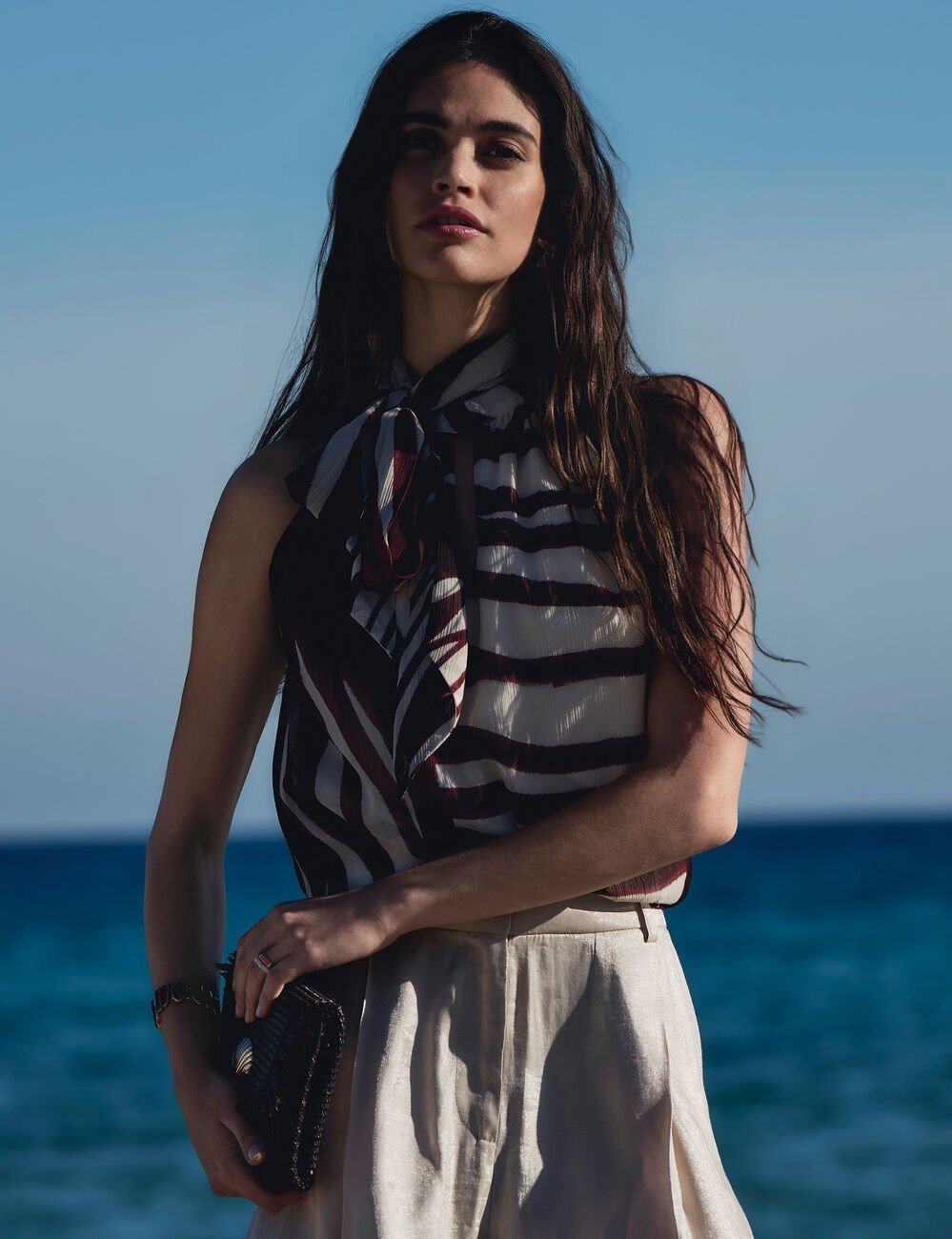 Top estampado