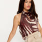 Top estampado