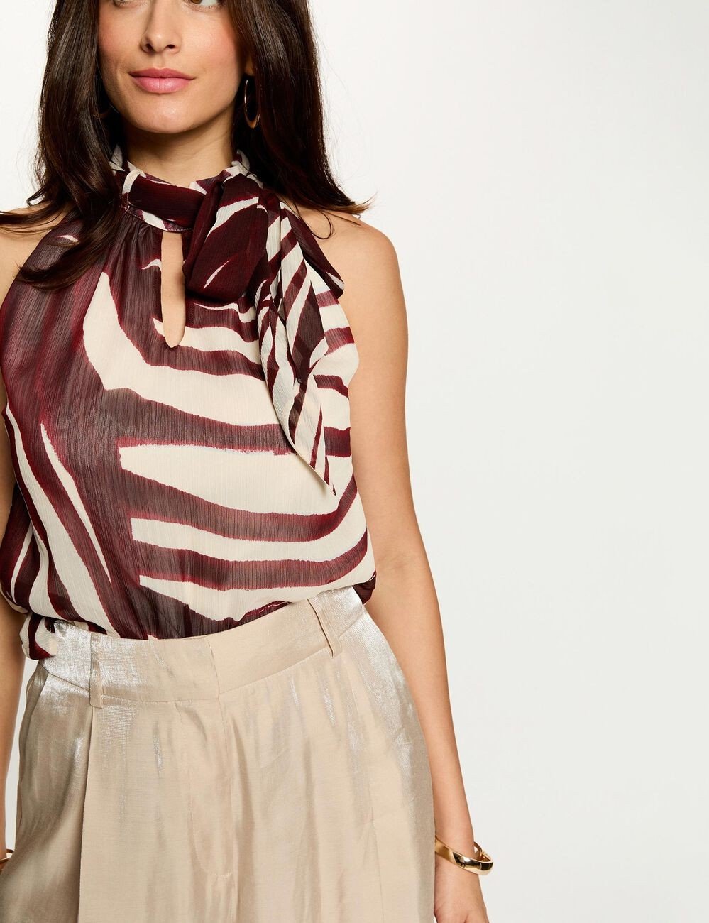 Top estampado