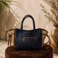 Shopper tricolor azul