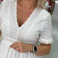 Vestido bordado inglês