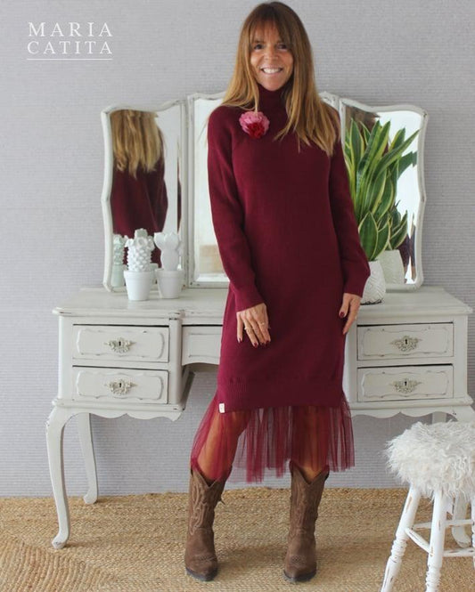 Vestido de malha