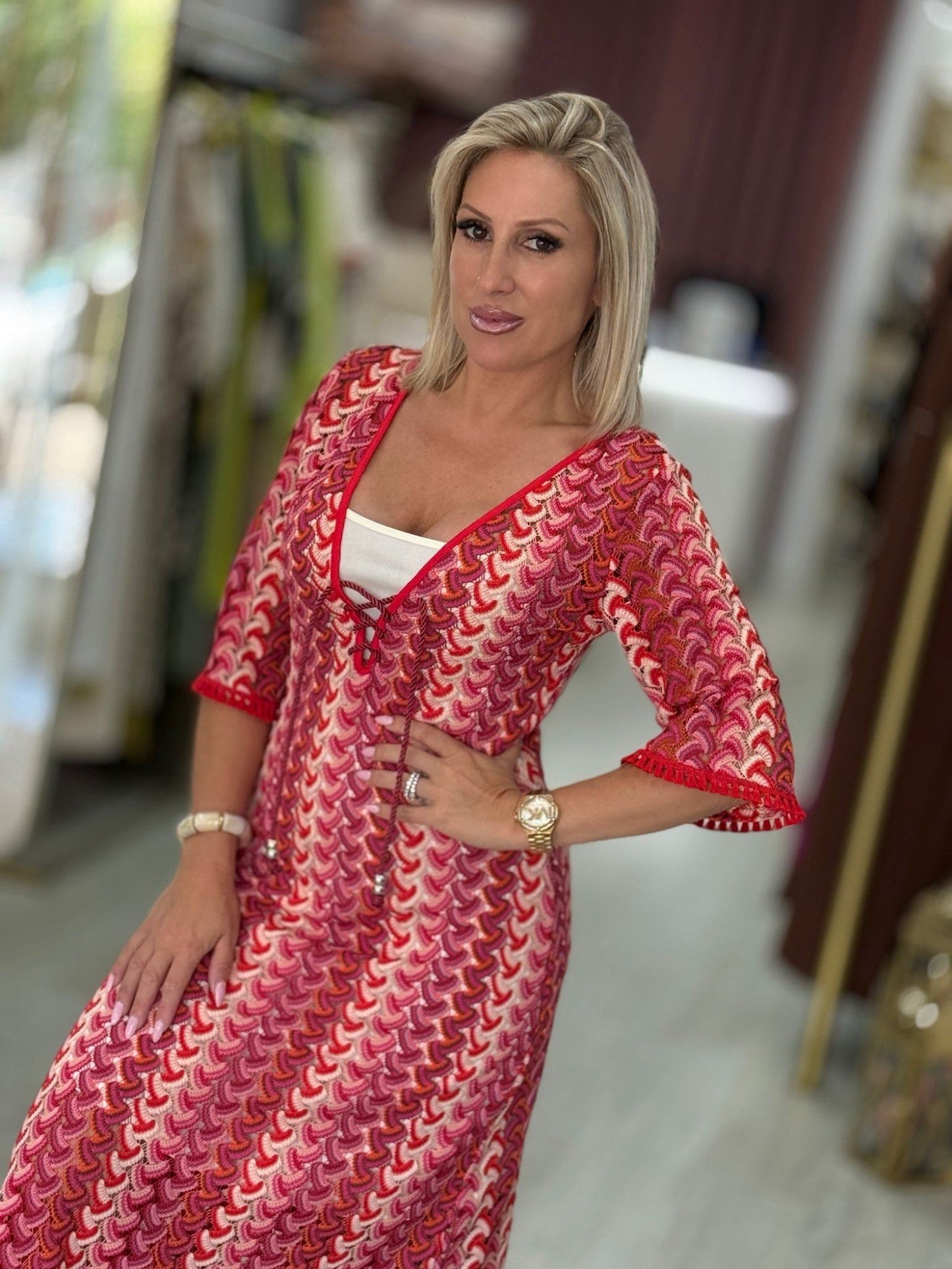 Vestido crochet