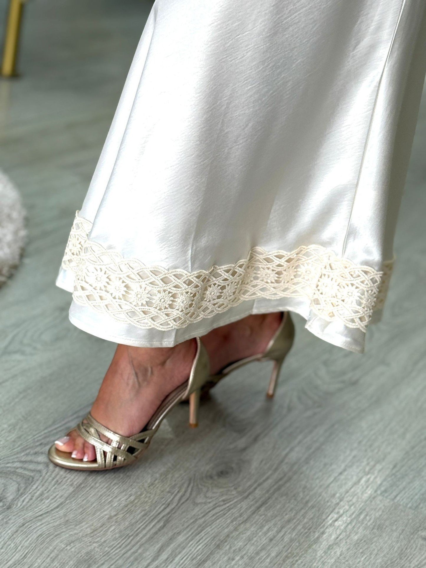 Vestido acetinado