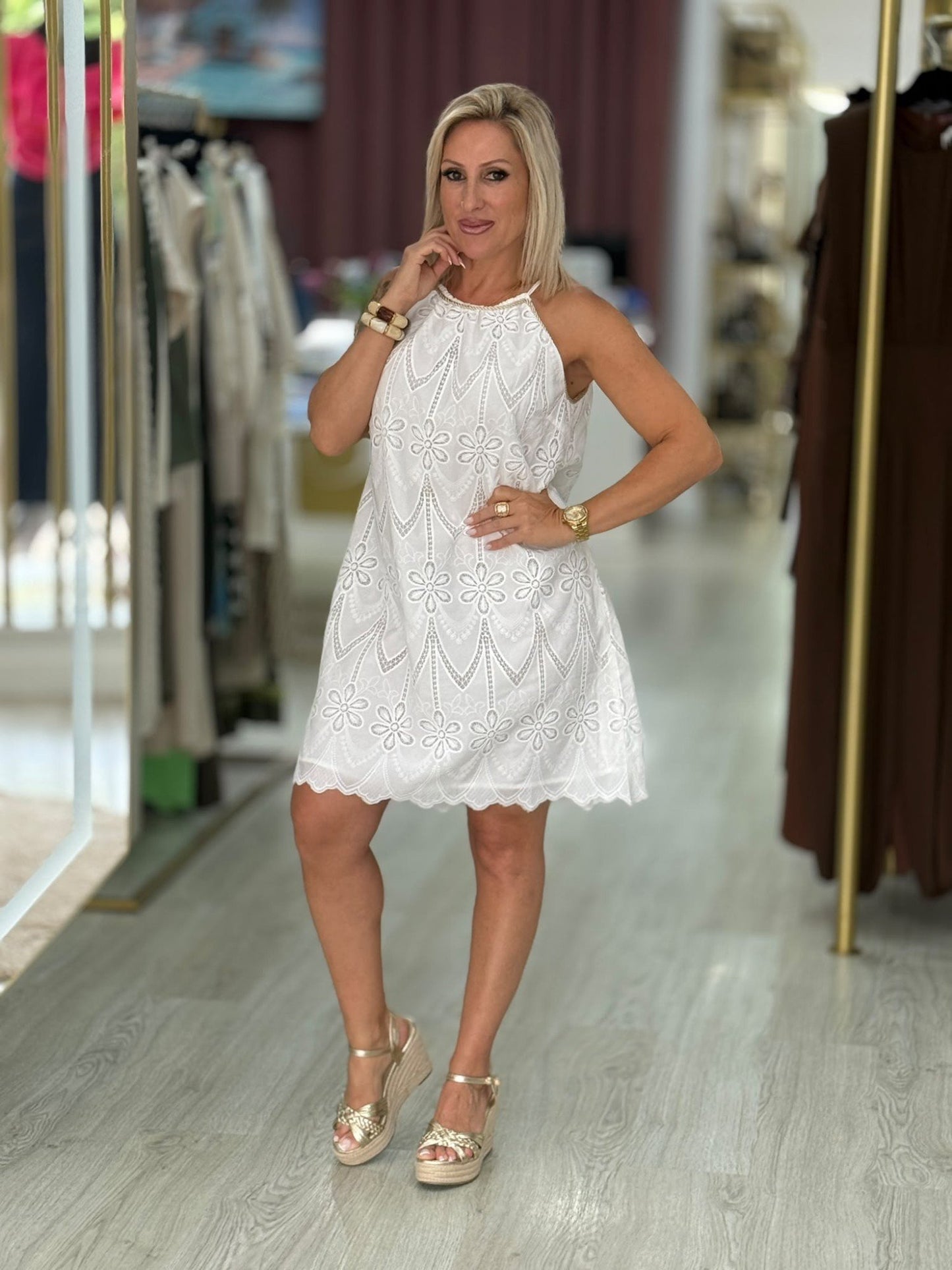 Vestido bordado