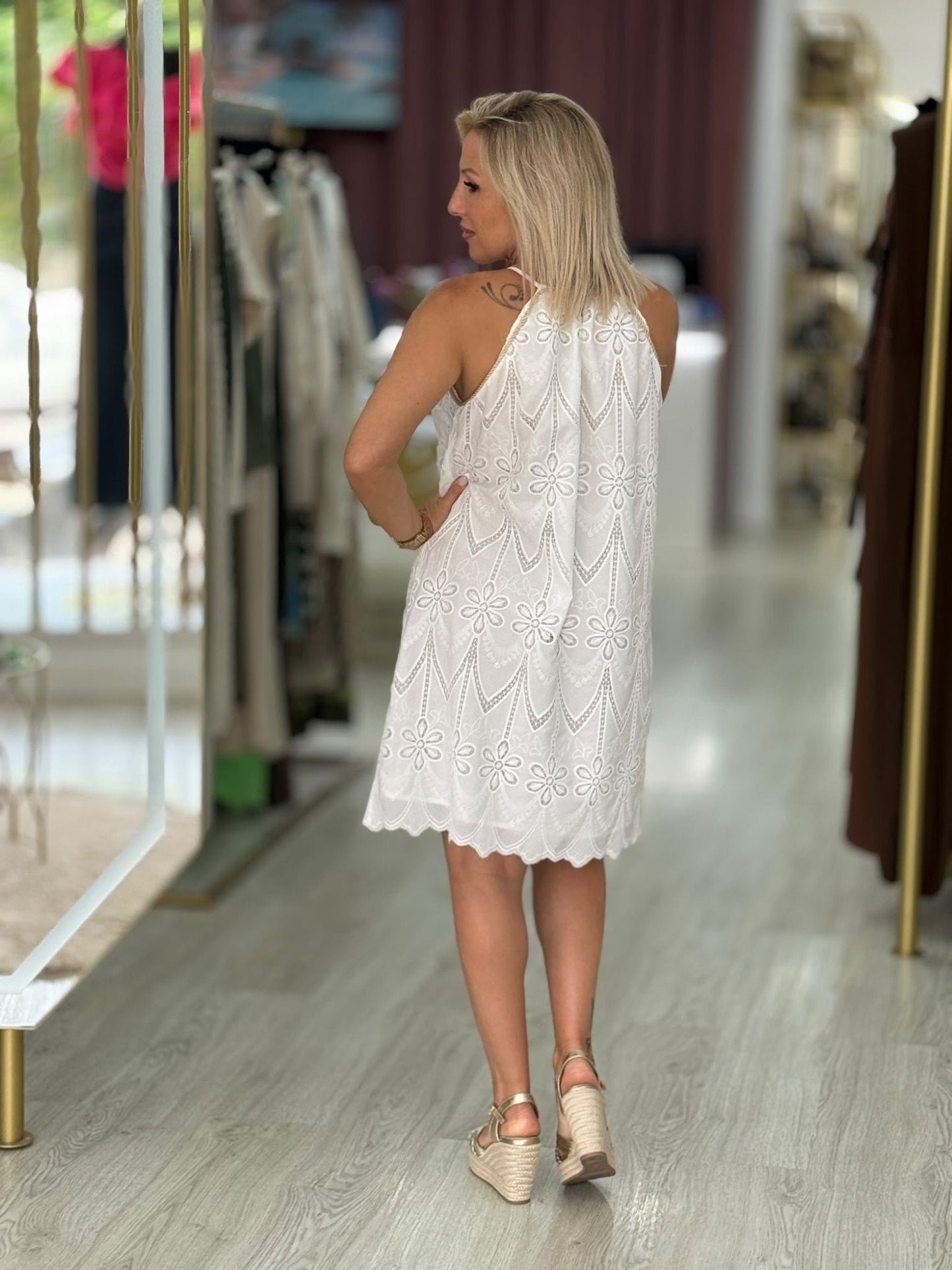 Vestido bordado