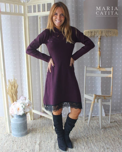 Vestido de malha
