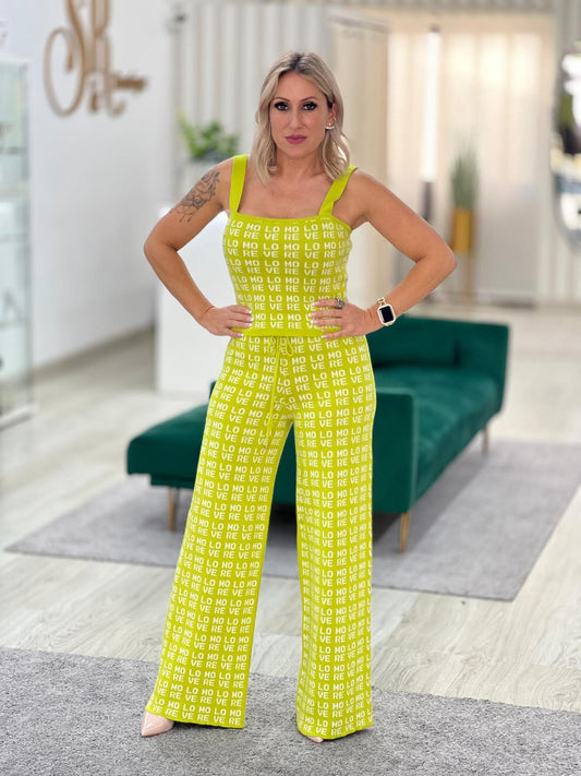 Calças com lettering