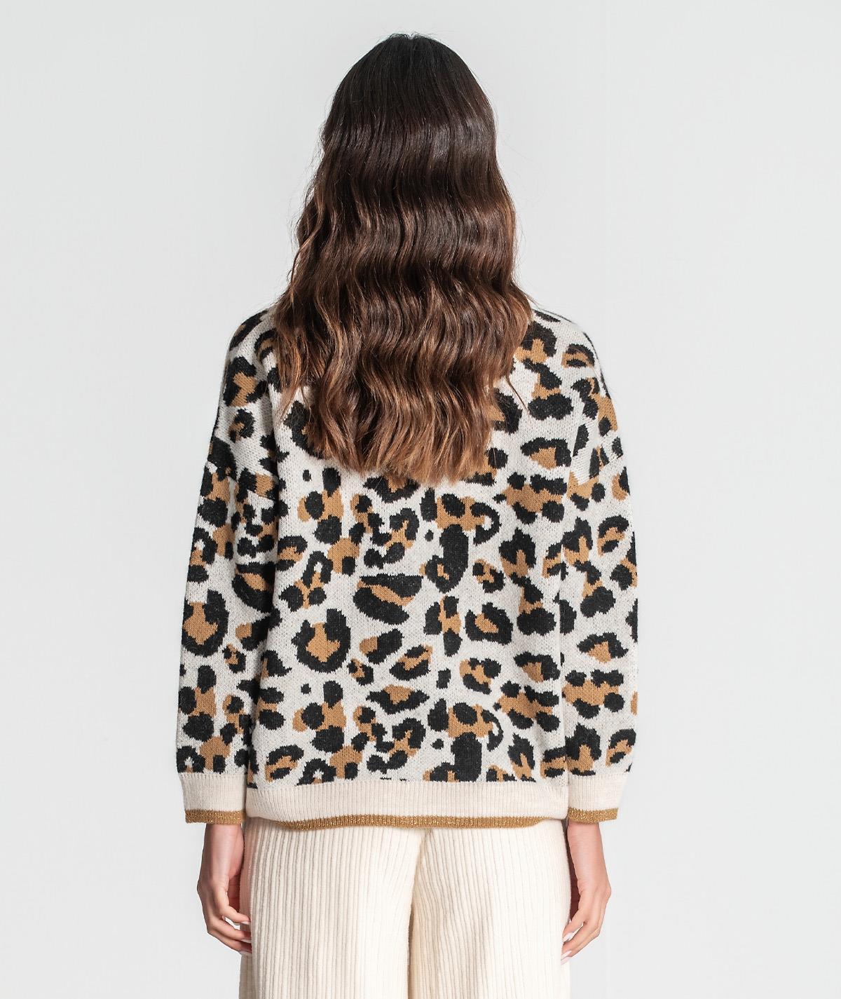 Casaco animal print