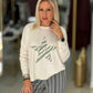 Camisola oversize com estrela