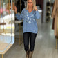 Camisola leopardo com lantejoulas