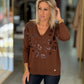 Camisola leopardo com lantejoulas
