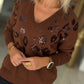 Camisola leopardo com lantejoulas