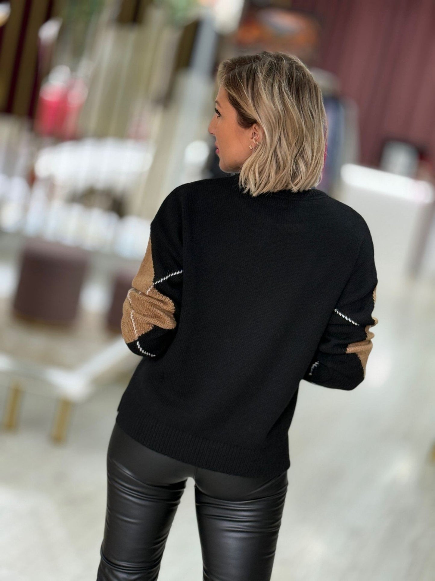 Camisola jacquard losangos (+ cores)