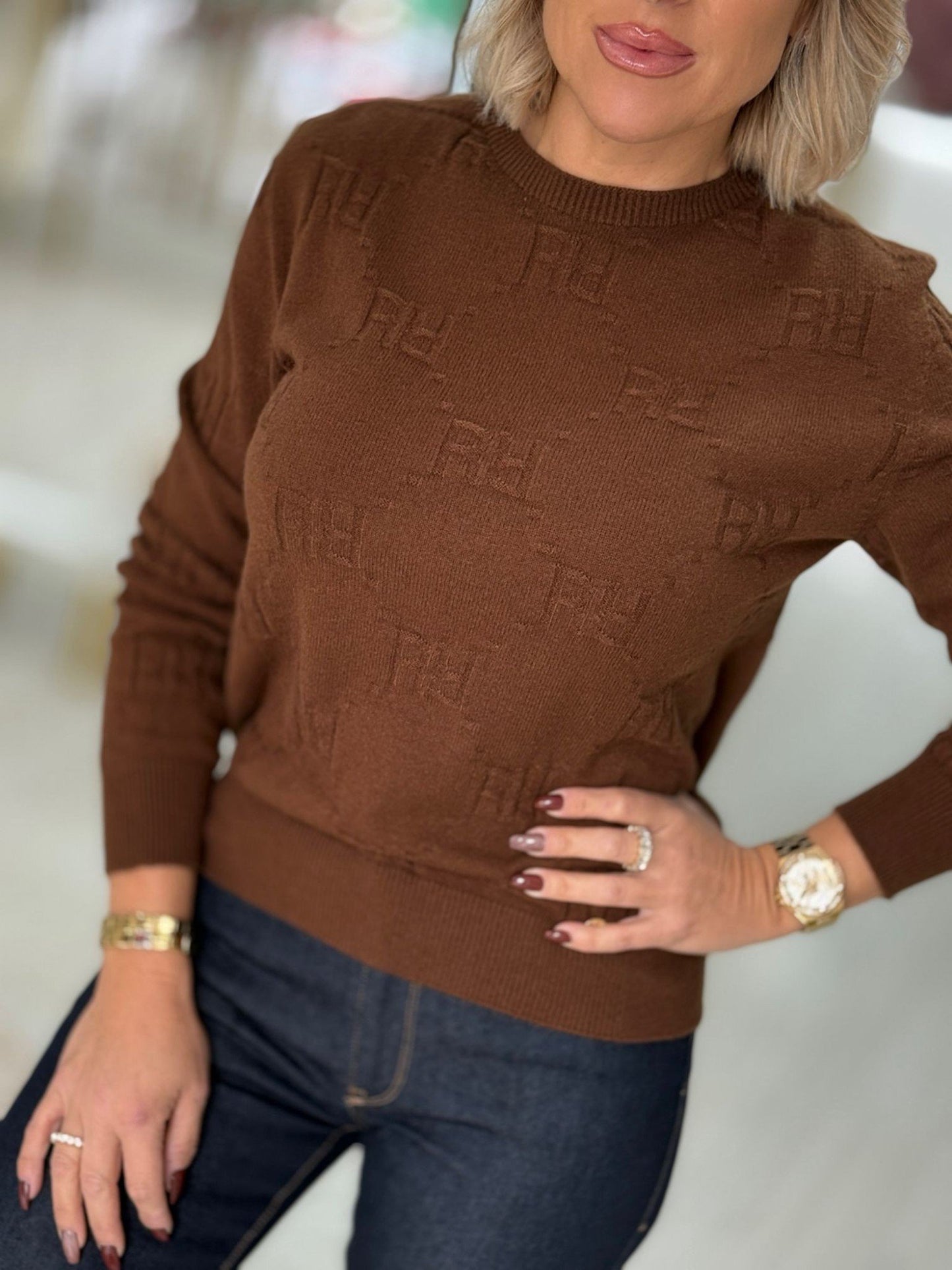 Camisola com relevos r (+ cores)