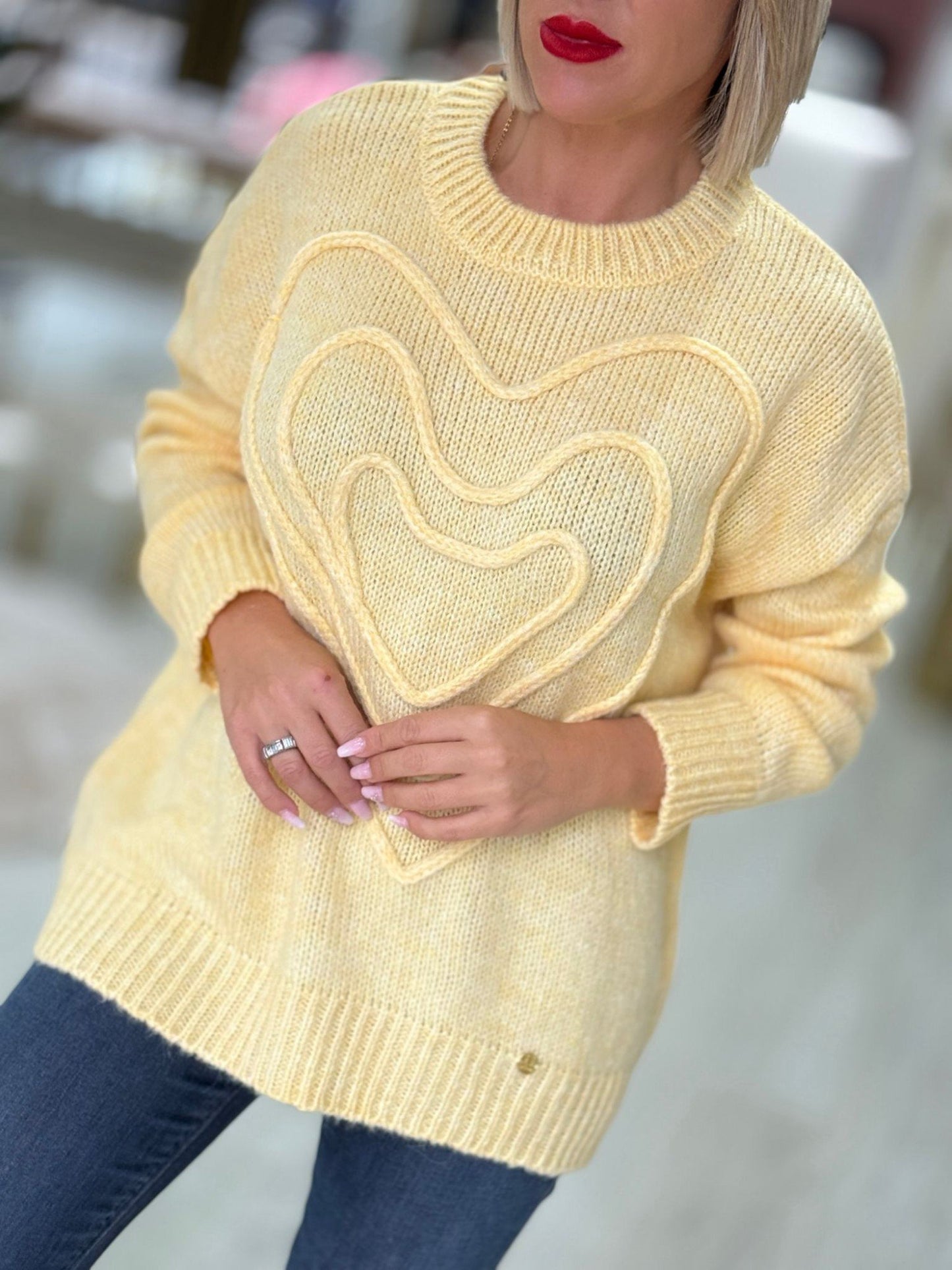 Camisola bordado coração (+ cores)