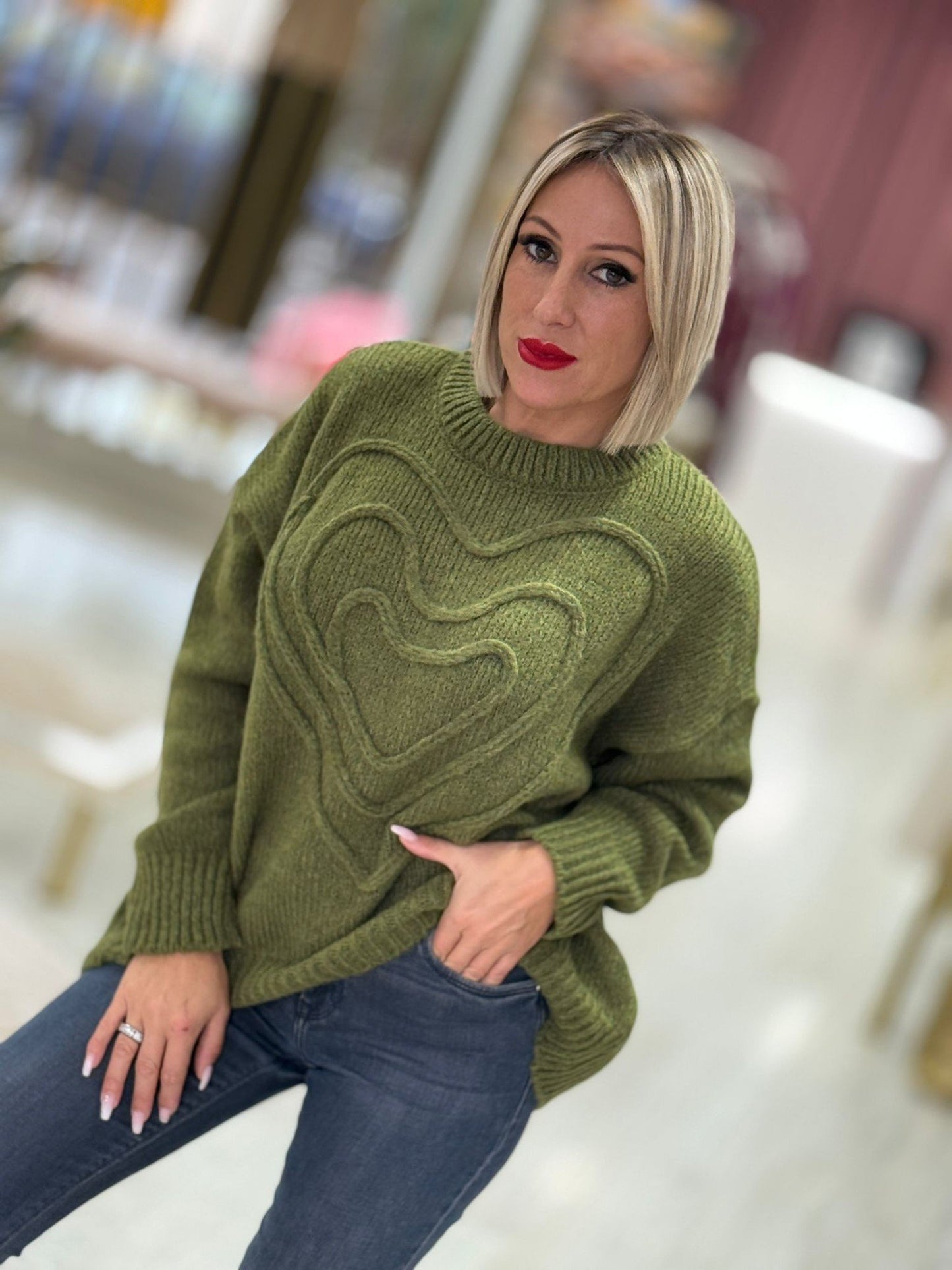 Camisola bordado coração (+ cores)