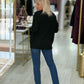 Camisola decote em v