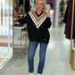 Camisola decote em v
