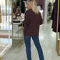 Camisola decote em v