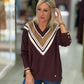 Camisola decote em v