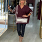 Camisola oversize riscas (+ cores)