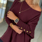 Camisola oversize com botões