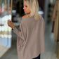 Camisola oversize com botões