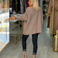 Camisola oversize com botões