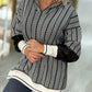 Camisola com jacquard e mangas lantejoulas