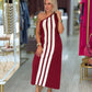 Vestido comprido riscas (+ cores)