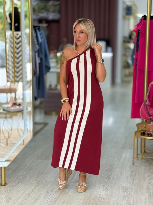 Vestido comprido riscas (+ cores)