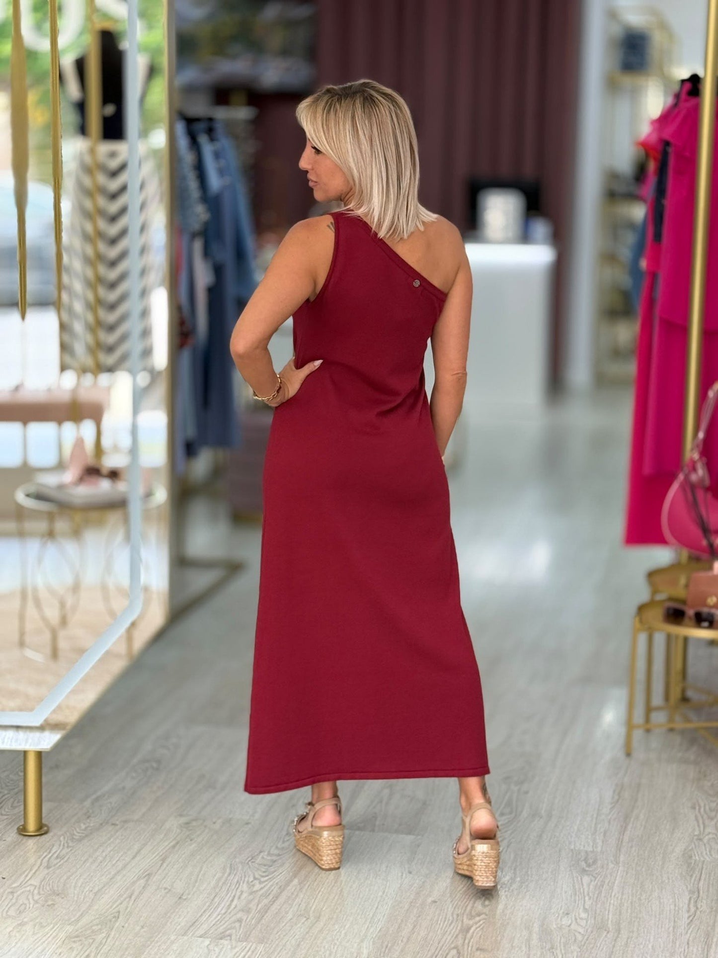 Vestido comprido riscas (+ cores)