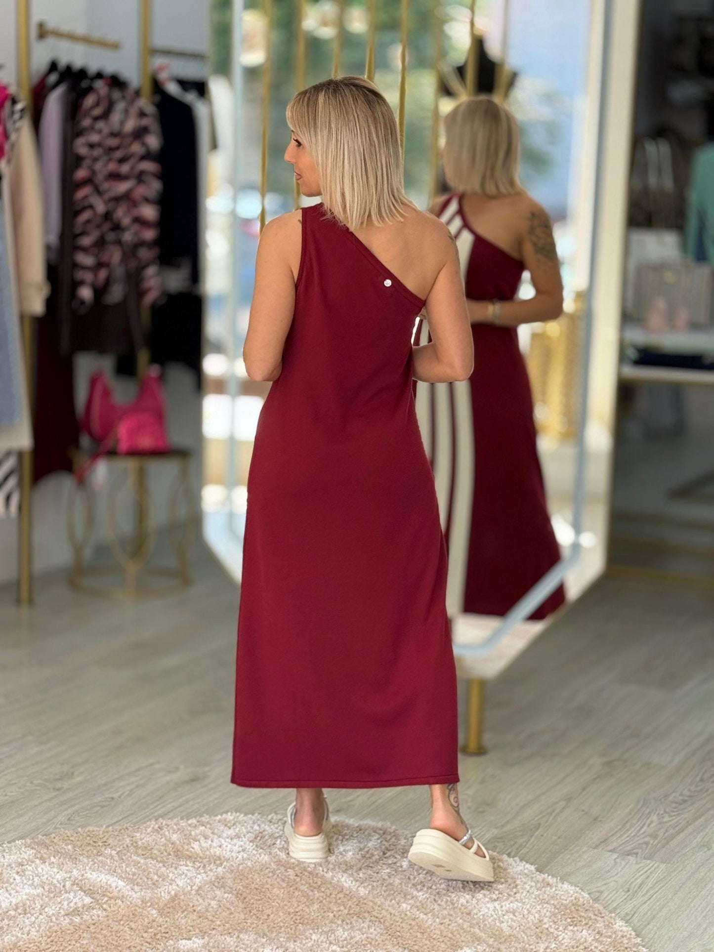Vestido comprido riscas (+ cores)