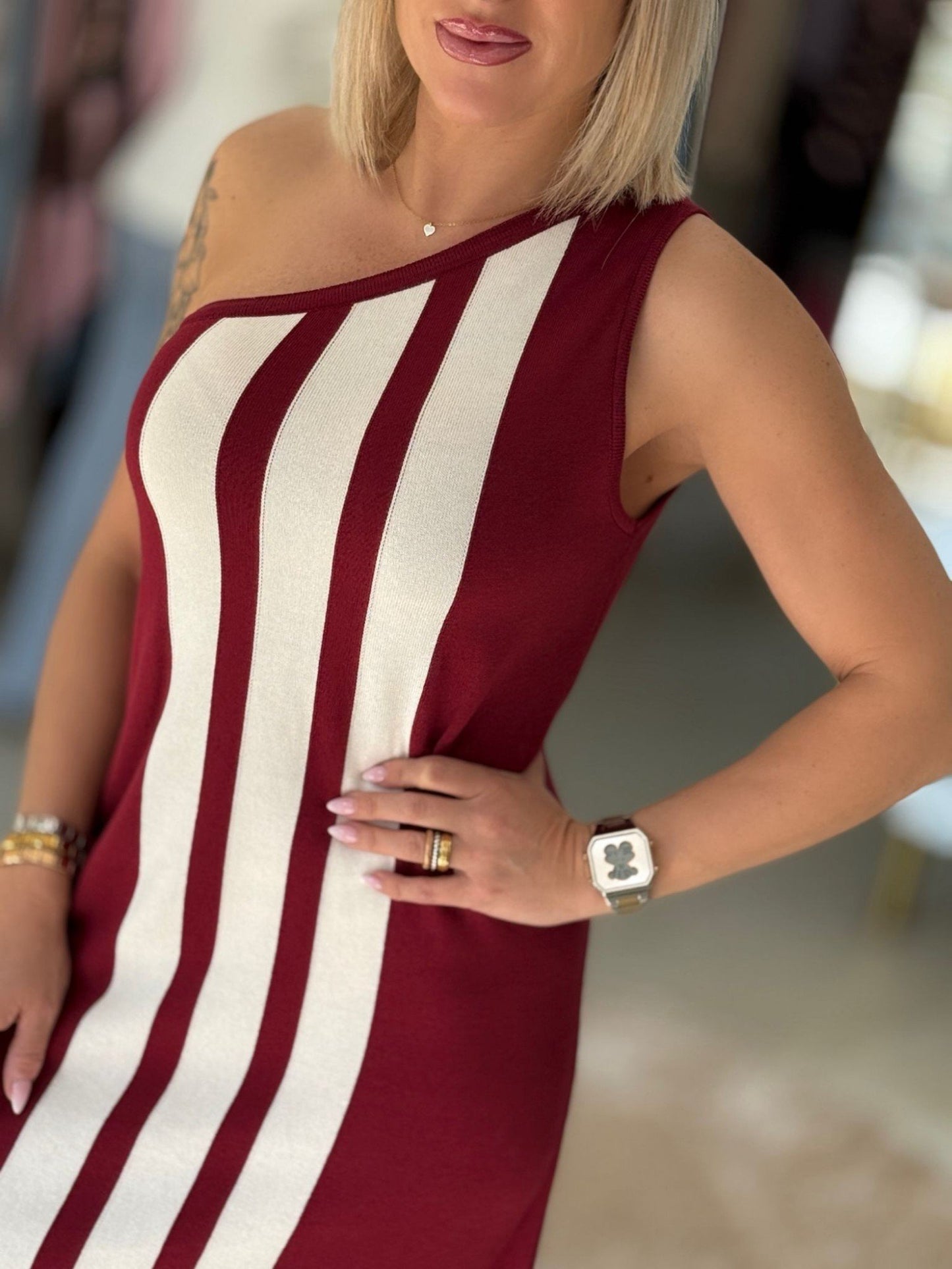 Vestido comprido riscas (+ cores)